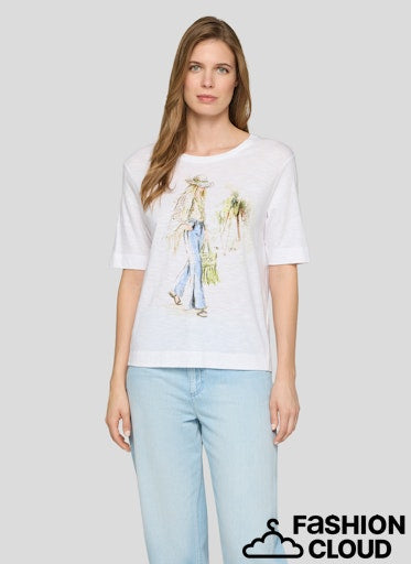 T-Shirt Wit Rabe ( 122321/6003 )