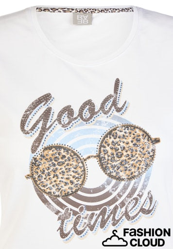 T-Shirt Wit Rabe ( 118356/6003 )
