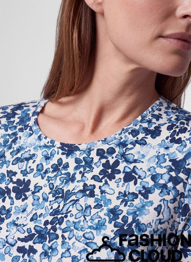 T-Shirt Blauw Rabe ( 114358/7374 )