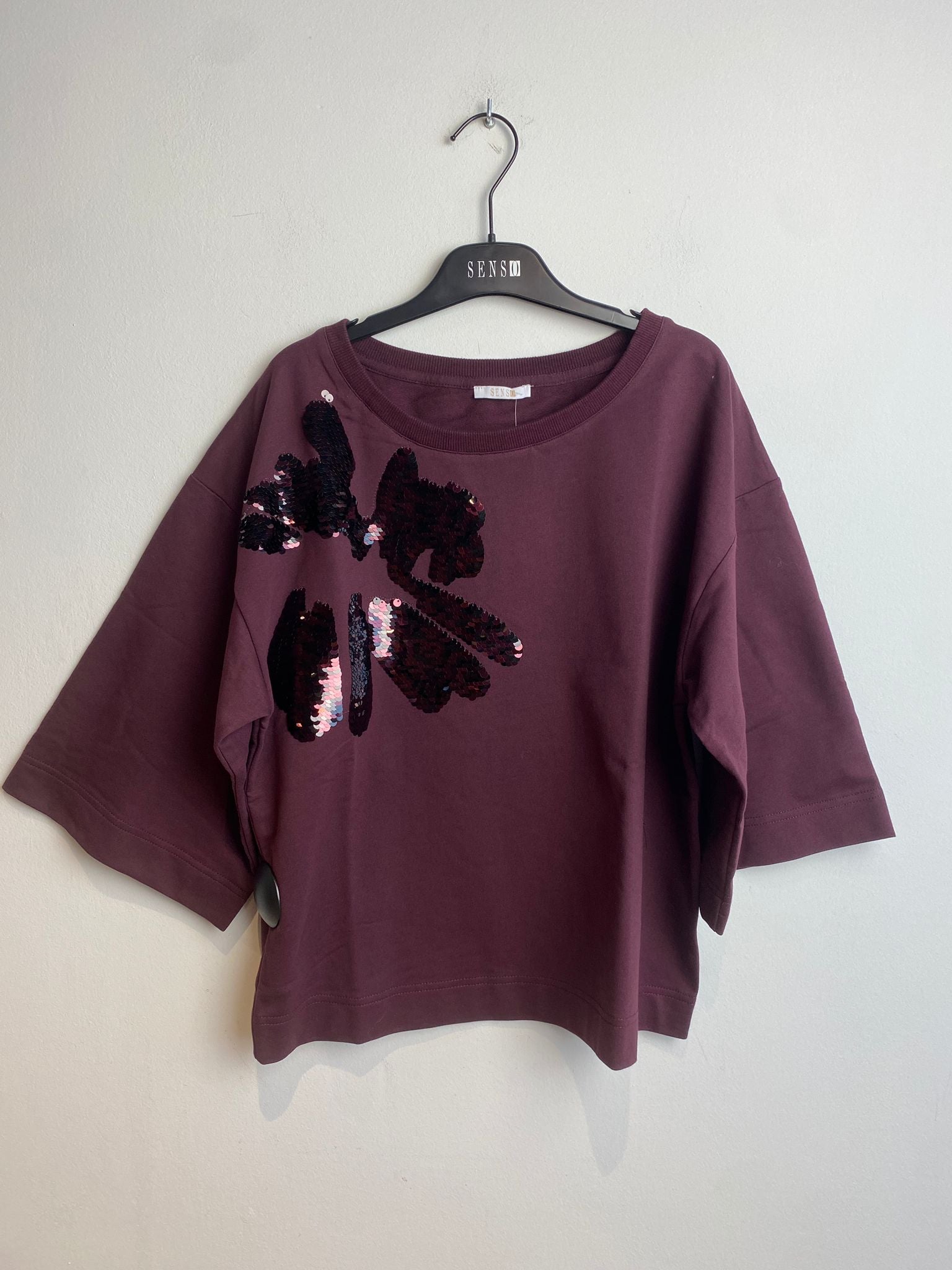 Pull Aubergine Senso ( 2529 Liora/Shimer )