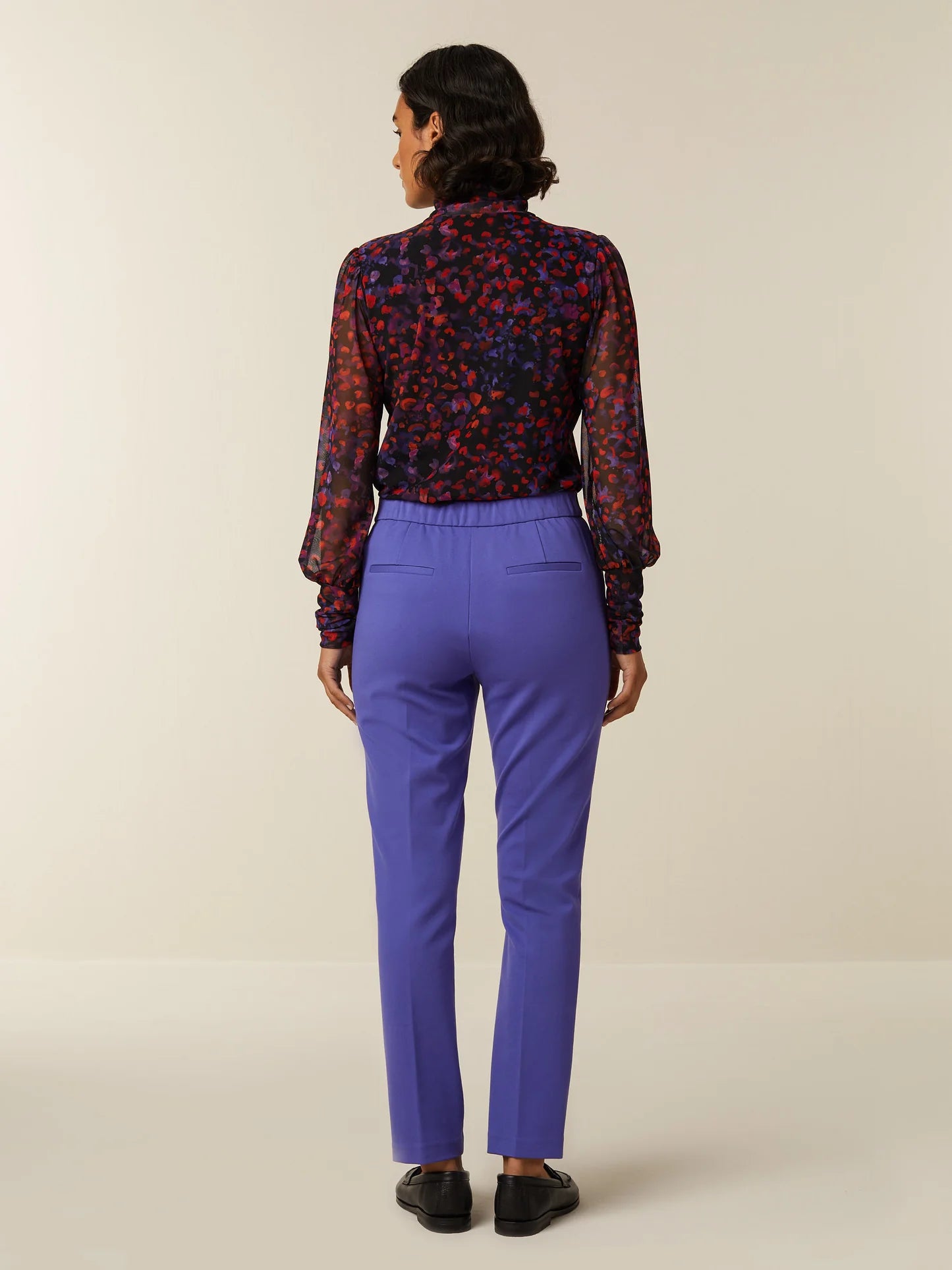 Broek Blauw Beaumont ( Charlie Bc55174/4420 ) - Delaere Womenswear