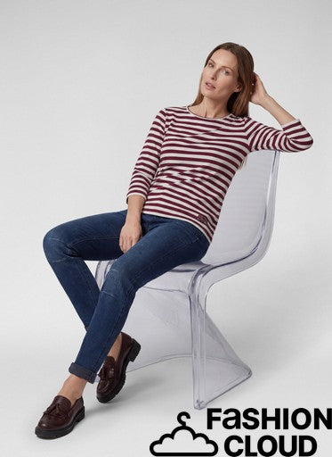T-shirt bordeaux Rabe (114350/7264)