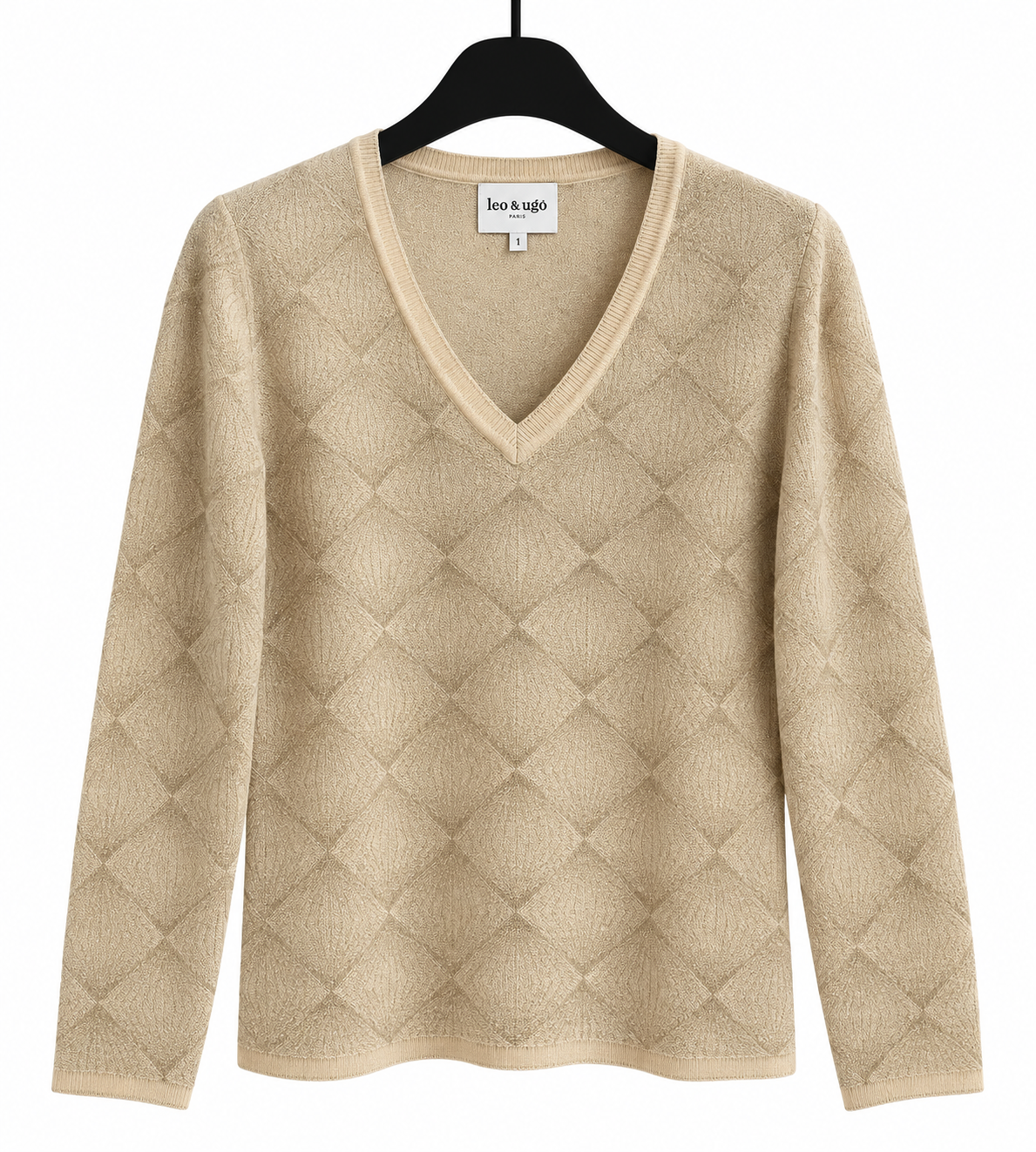 Pull Beige Leo & Ugo ( Ah223/Beige Gold )