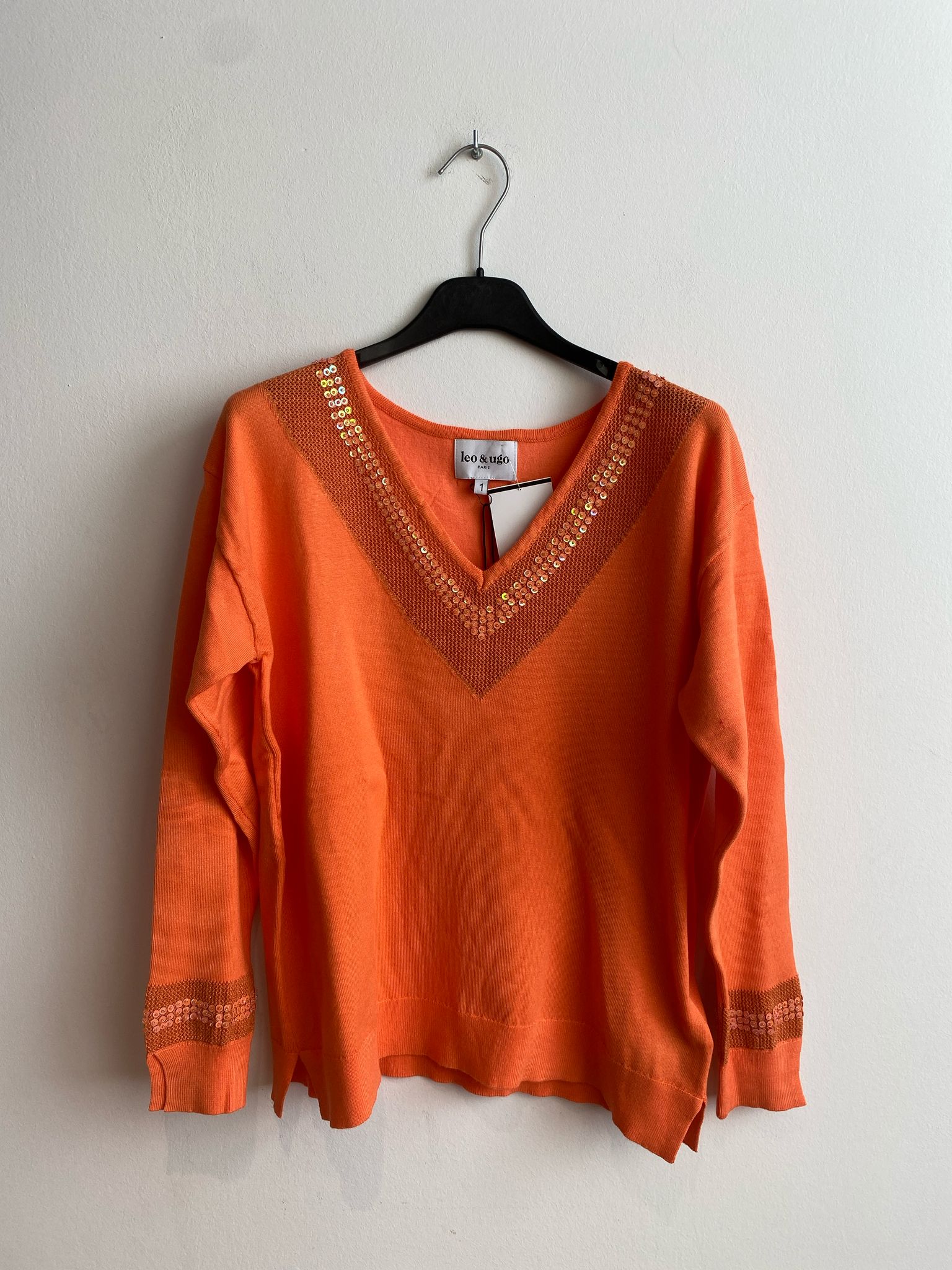 Pull Oranje Leo & Ugo ( Be214/Orange )