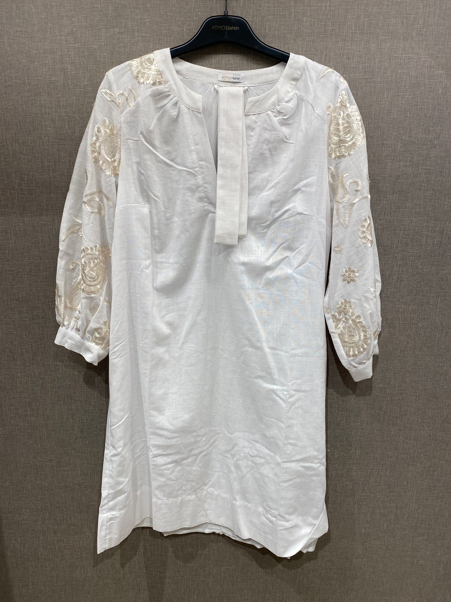 Kleedje Wit Atmos Fashion ( 9463 Lyke/White )