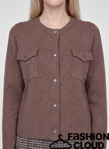 Giletpull Taupe Rabe ( 123523/7672 )