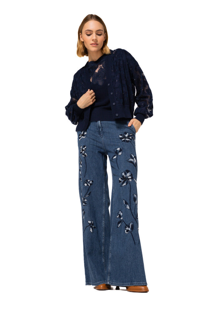 Broek Blauw Caroline Biss ( 1511/24 )