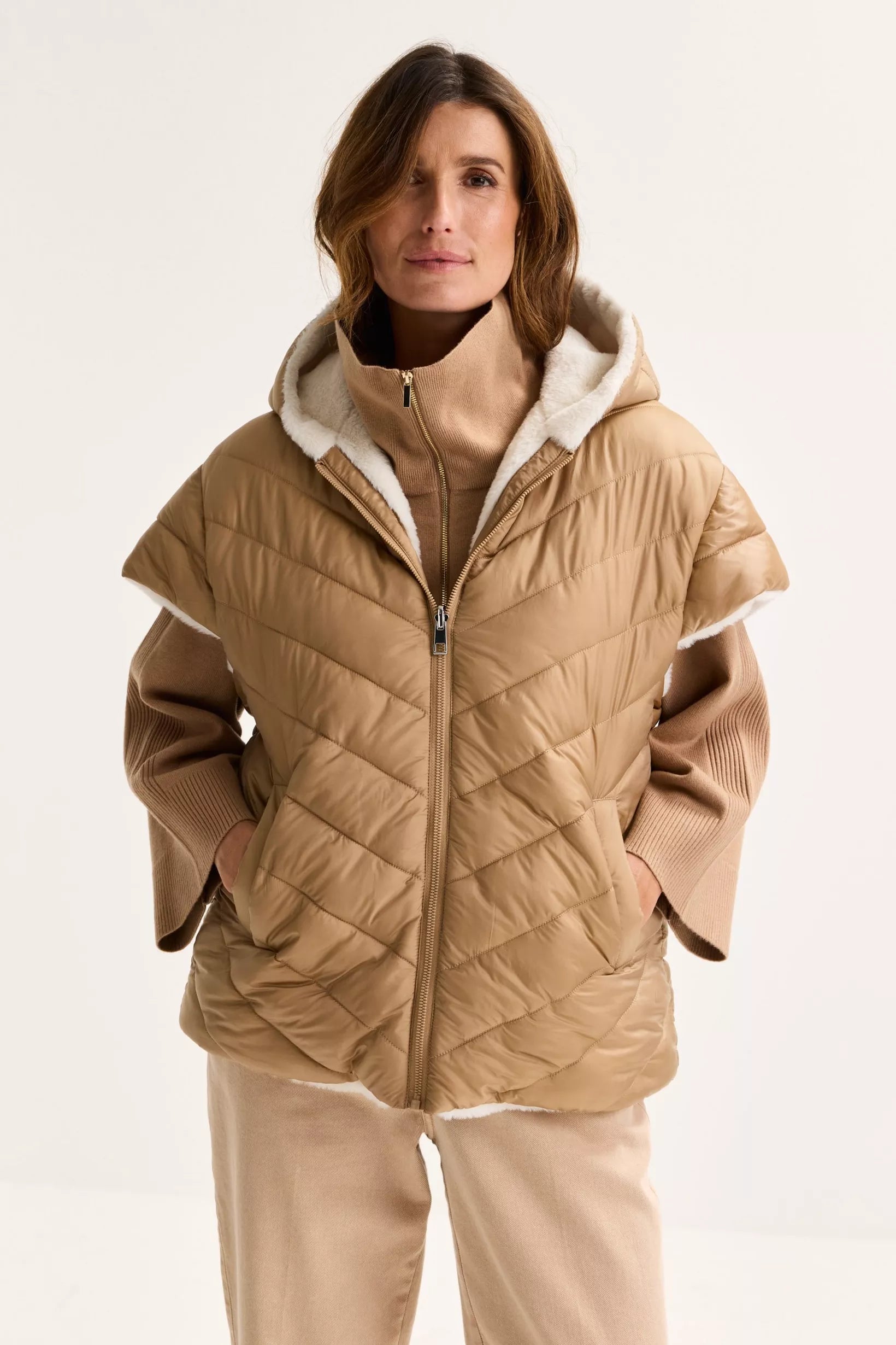 Giletvest Bruin Mayerline ( Oriana-V 4532/160 )