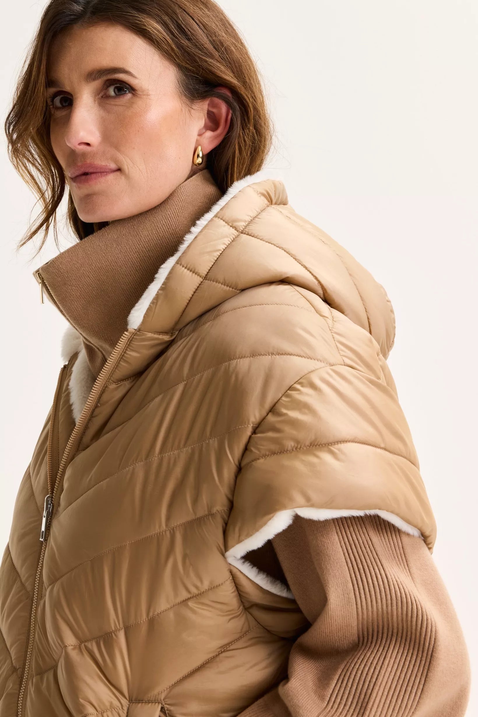 Giletvest Bruin Mayerline ( Oriana-V 4532/160 )