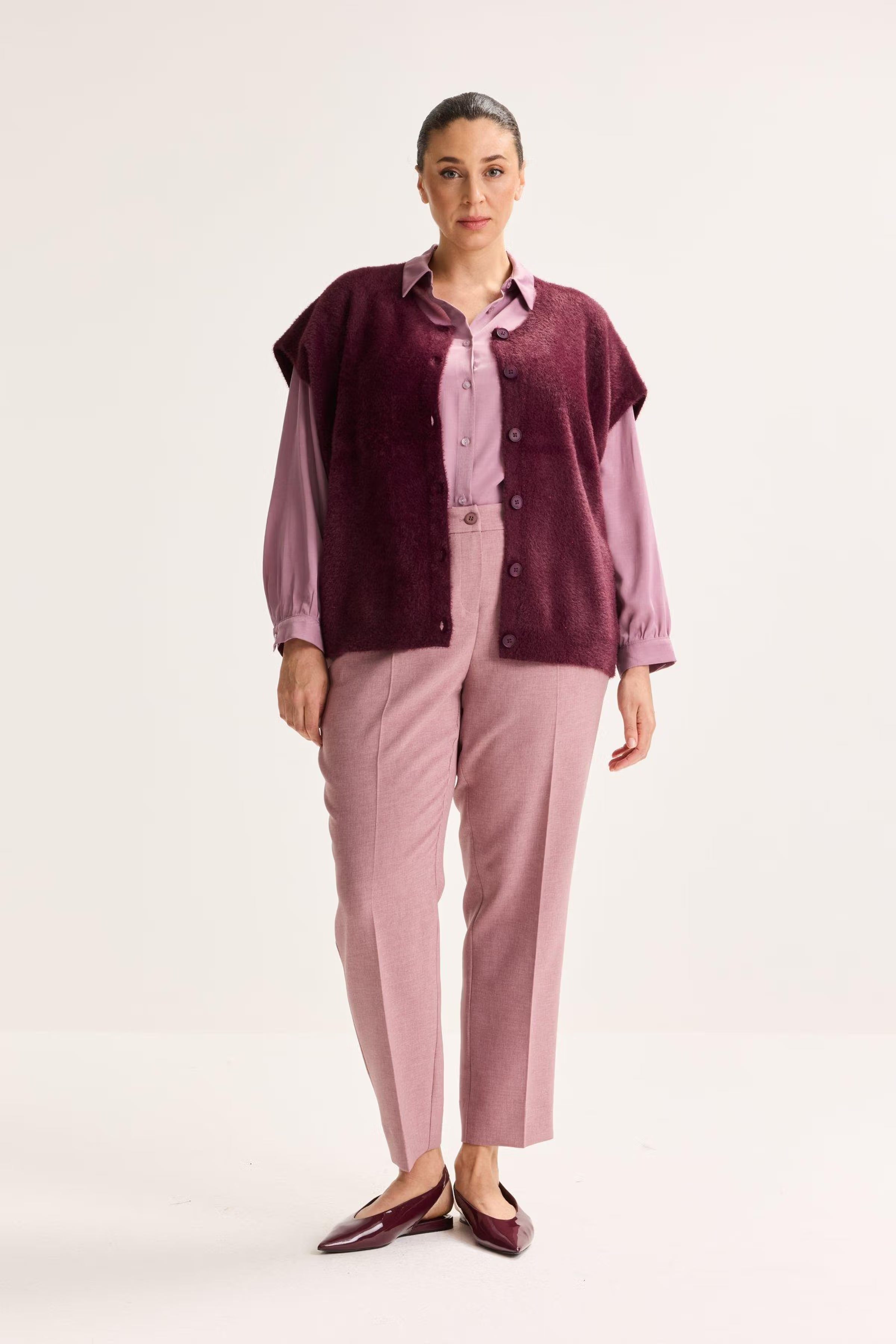 Pull Aubergine Mayerline ( Antoinette 6629/900 )