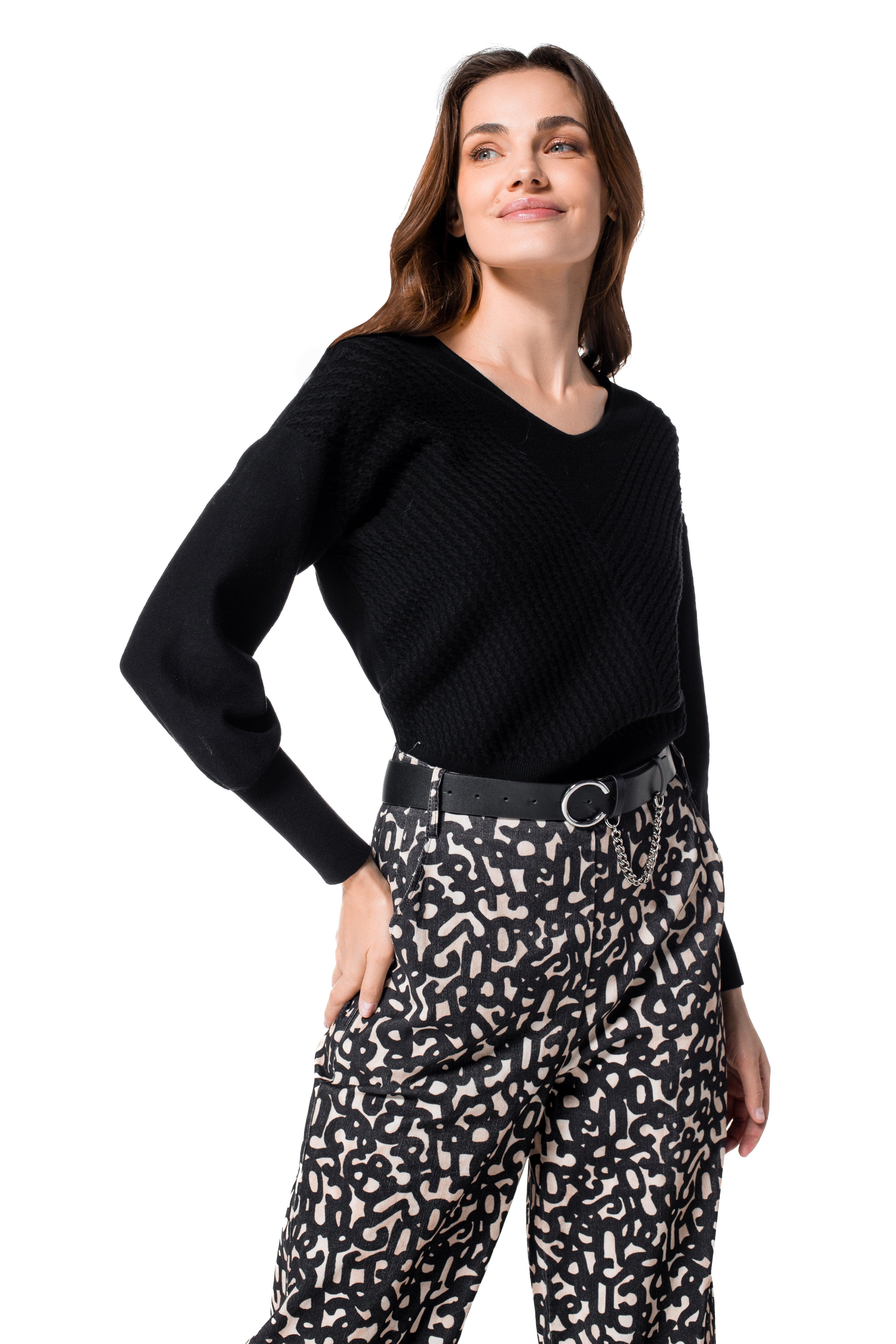 Pull Zwart Caroline Biss ( 4271/10 ) - Delaere Womenswear
