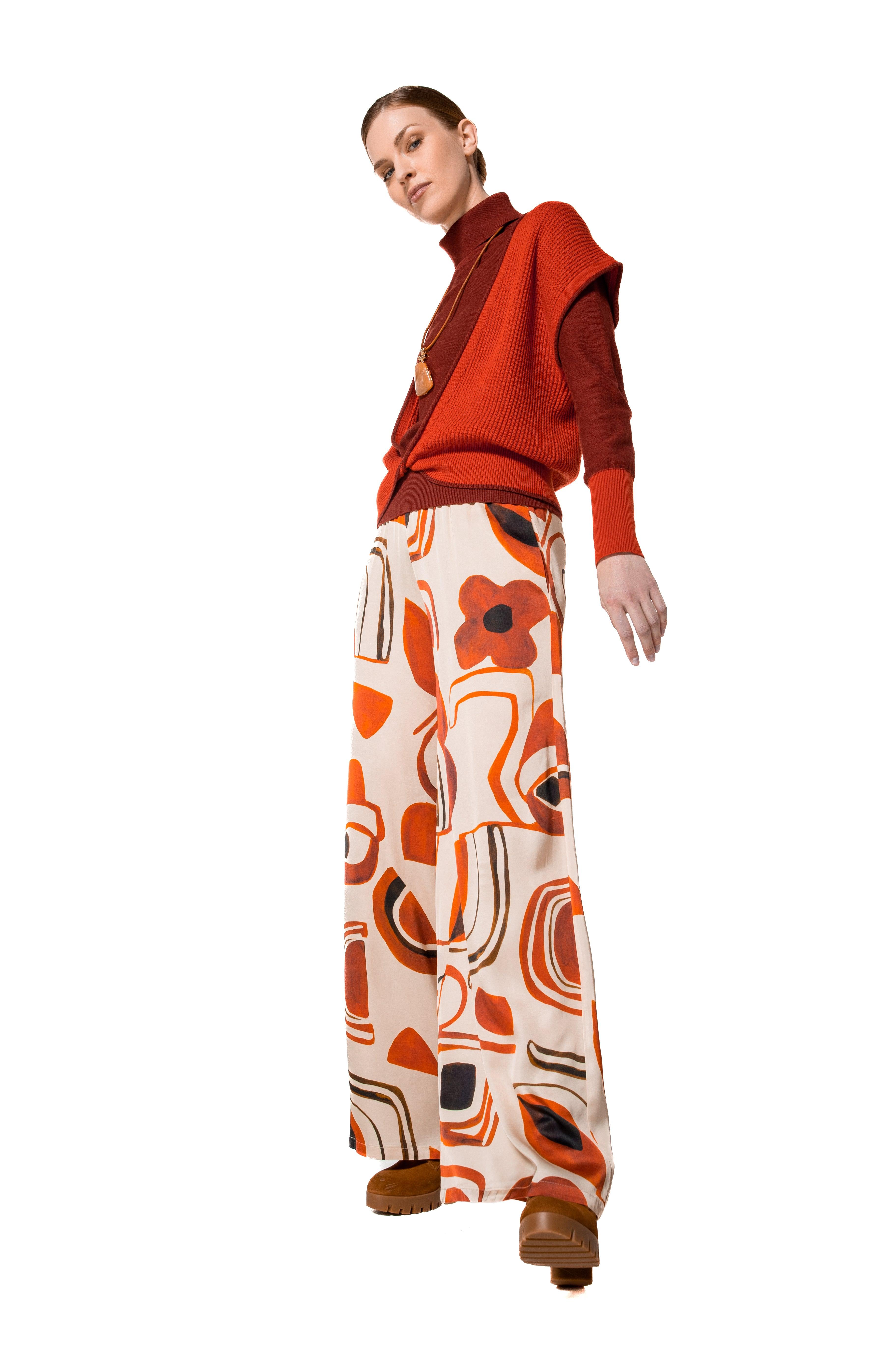 Pull Oranje Caroline Biss ( 4217/53 ) - Delaere Womenswear