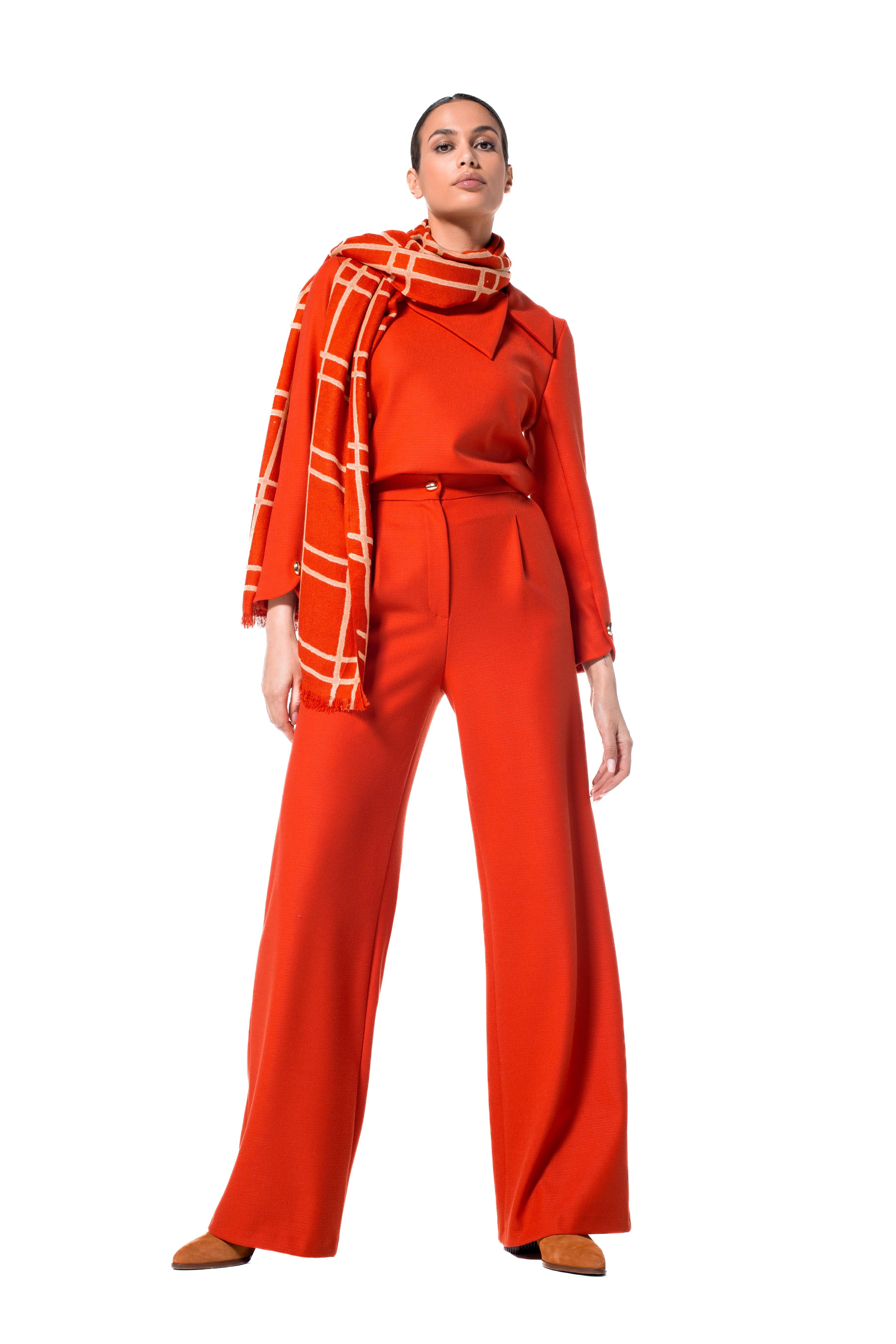 Broek Oranje Caroline Biss ( 4509/53 ) - Delaere Womenswear