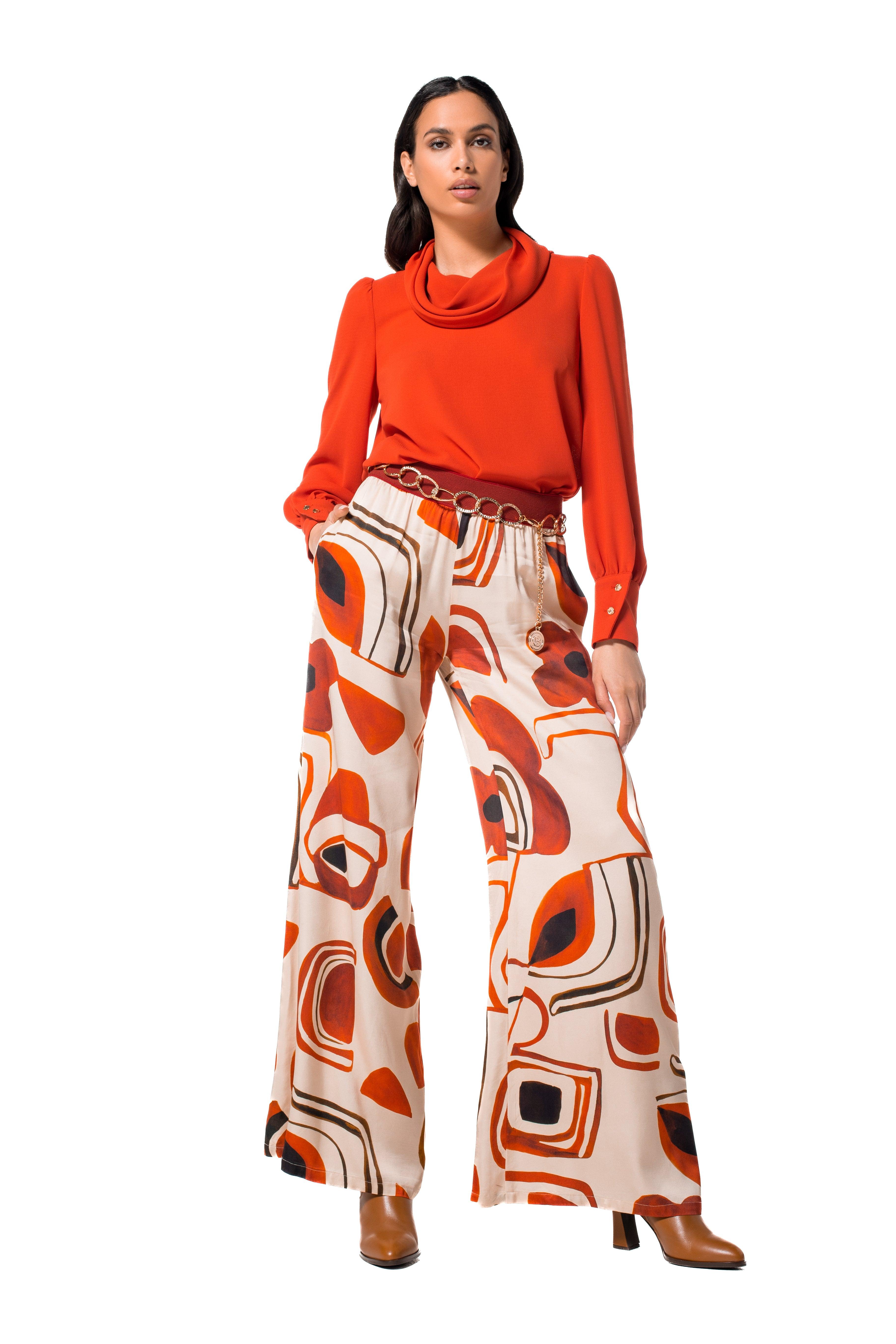 Broek Oranje Caroline Biss ( 4520/39 ) - Delaere Womenswear