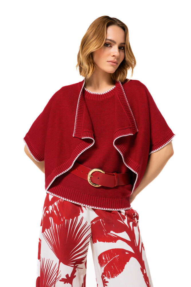 Giletpull Rood Caroline Biss ( 1225/50 )