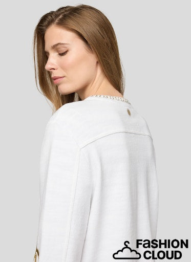 Giletpull Wit Rabe ( 122223/6003 )