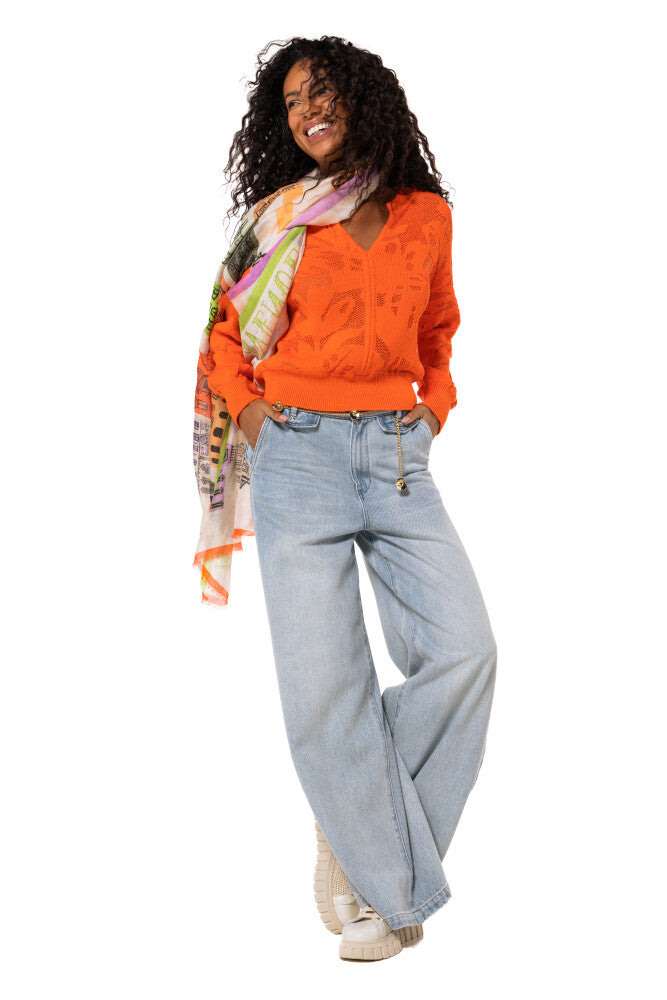 Écharpe orange Caroline Biss ( 1007/49 )