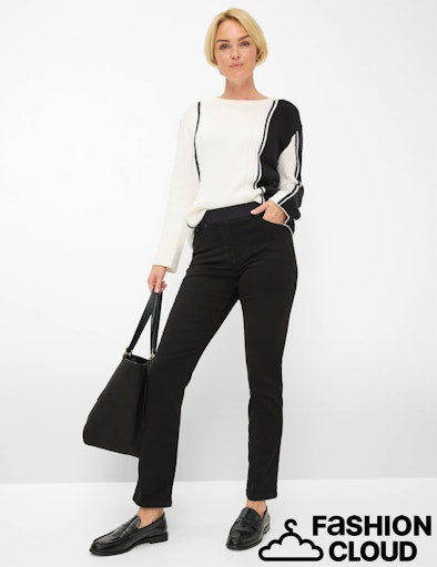 Broek Zwart Raphaela (Brax) ( Pamina 180/02 )