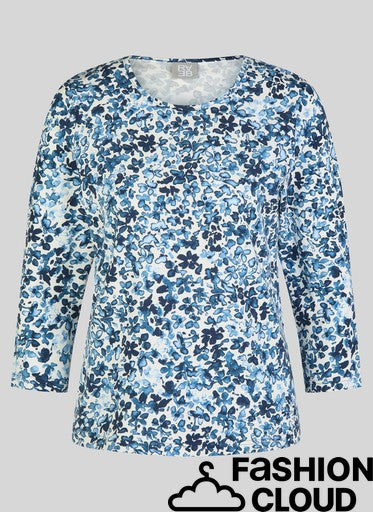 T-Shirt Blauw Rabe ( 114358/7374 )
