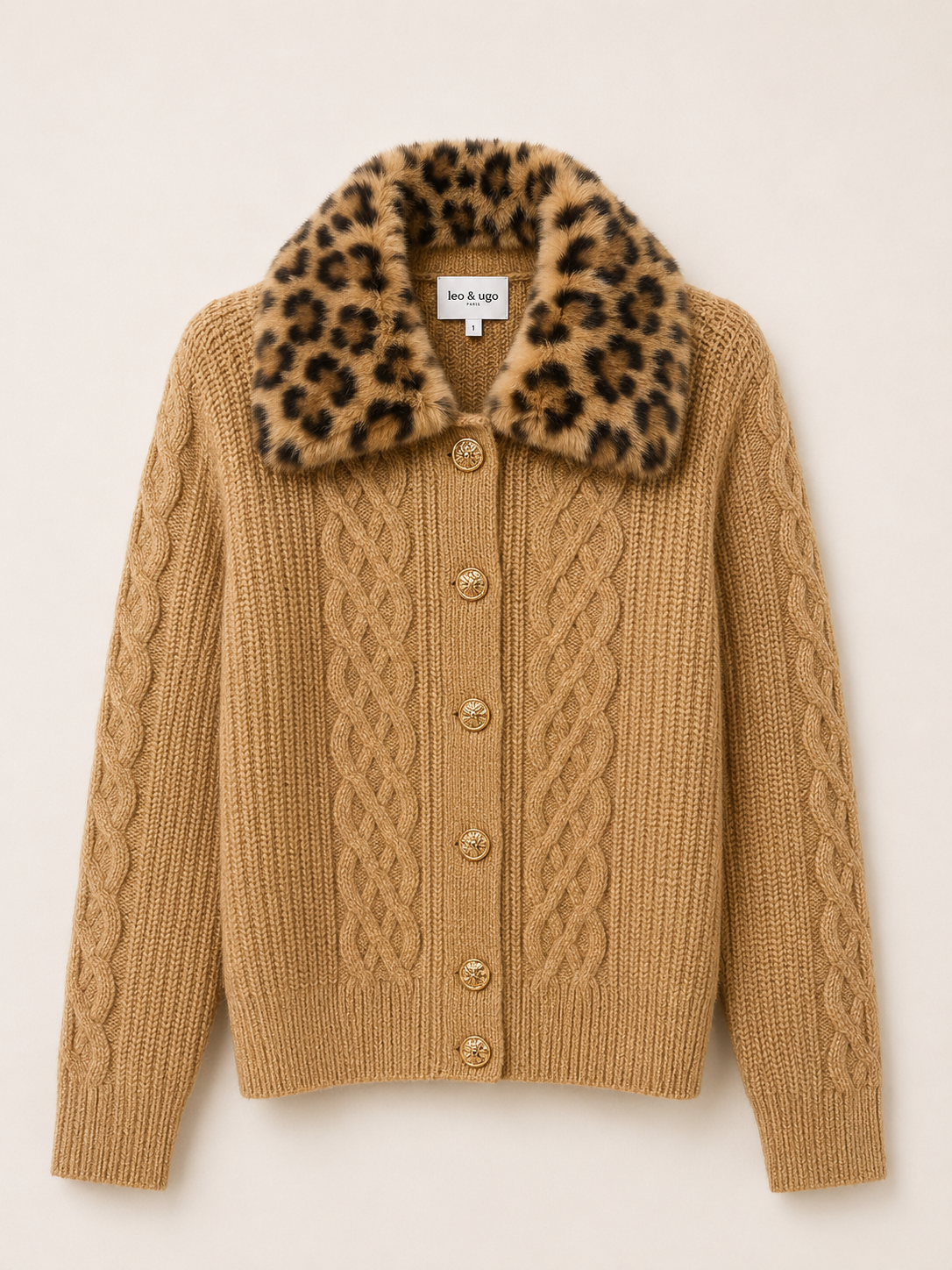 Gilet Pull Camel Leo & Ugo ( Kh049/Camel )