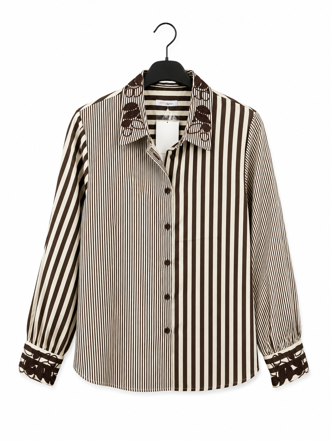 Chemisier marron Atmos Fashion ( 2448 Suri/Java )