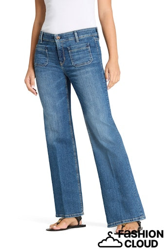 Pantalon bleu Cambio ( 9129 009900/5243 )