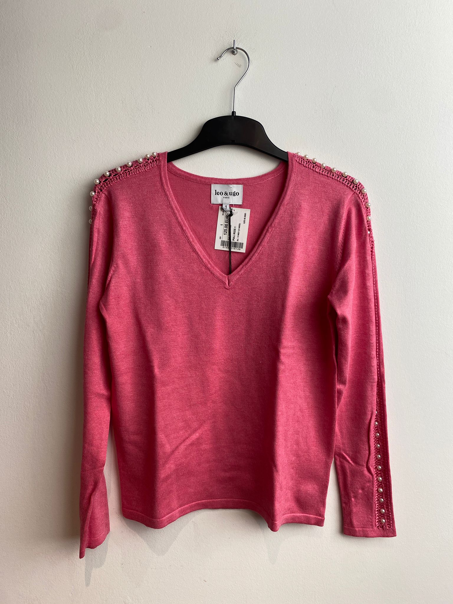 Pull rose Léo &amp; Ugo (Bw316/Rose)