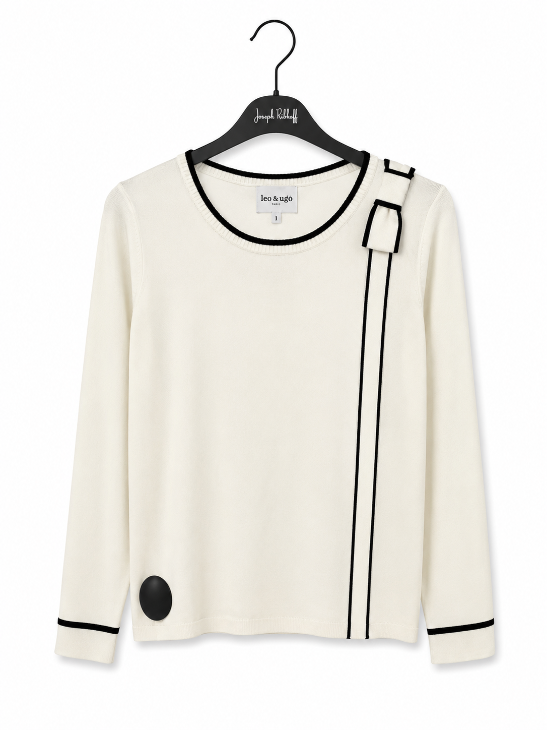 Pull Ecru Leo & Ugo ( Bh707/Offwh Black )