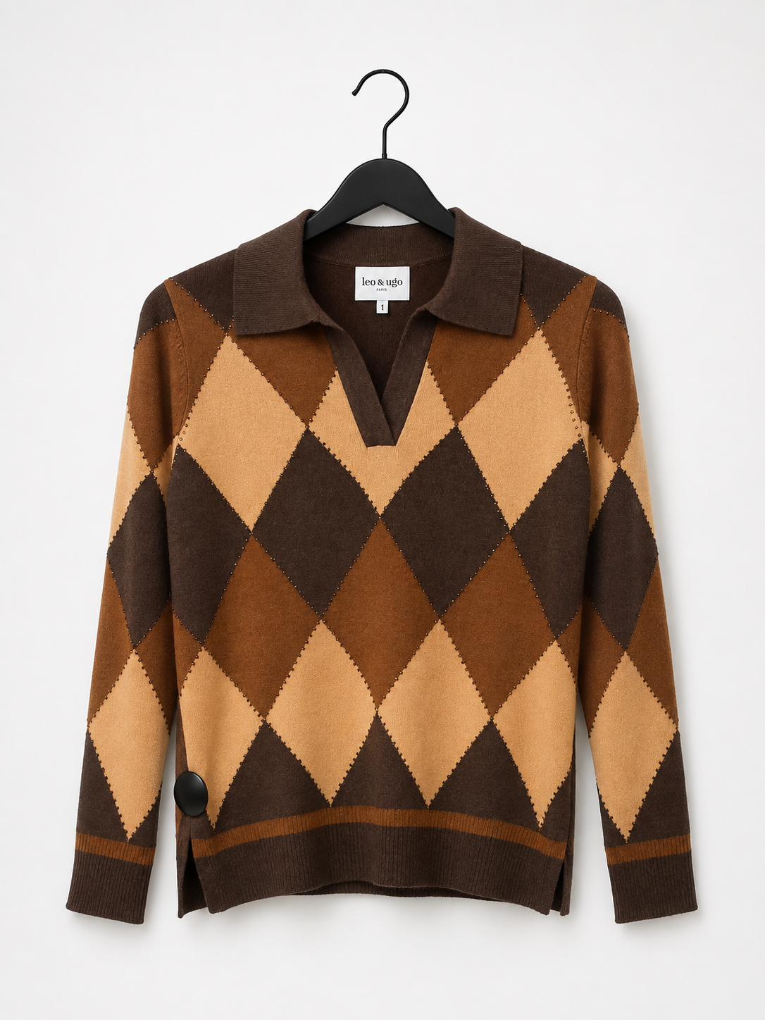 Pull Marron Leo & Ugo ( Ah222/Brown Taupe )