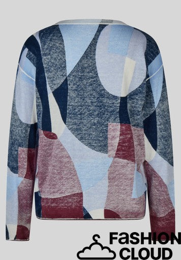 Pull bleu pâle Rabe (114613/7305)