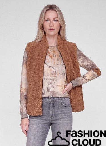 Giletvest Cognac Rabe ( 121871/7685 )