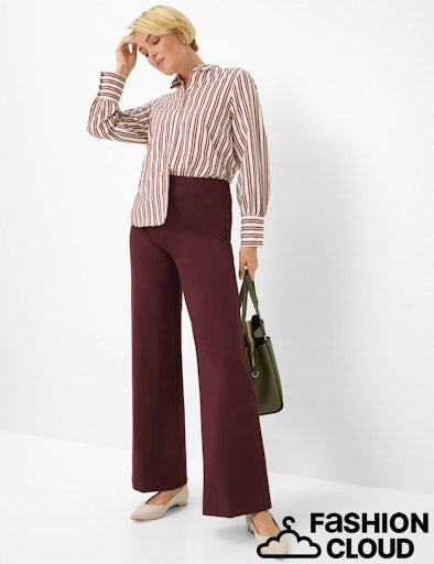 Broek Aubergine Raphaela (Brax) ( Lillyth Fl 502/80 )