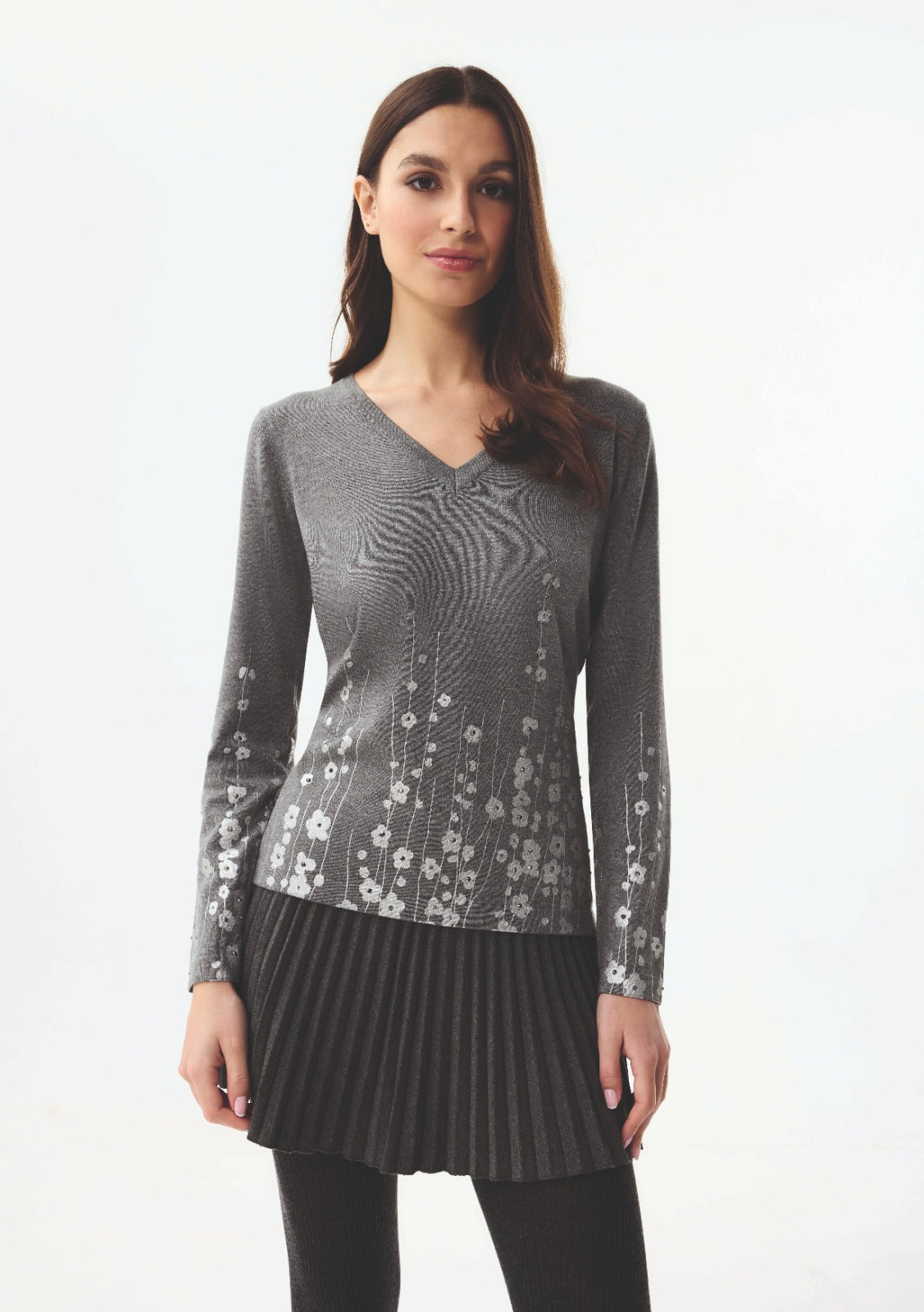 Pull Grijs Leo & Ugo ( Aw154/Grey/Lurex )
