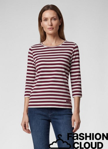 T-shirt bordeaux Rabe (114350/7264)