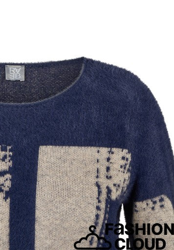 Pull Blauw Rabe ( 113611/7374 )