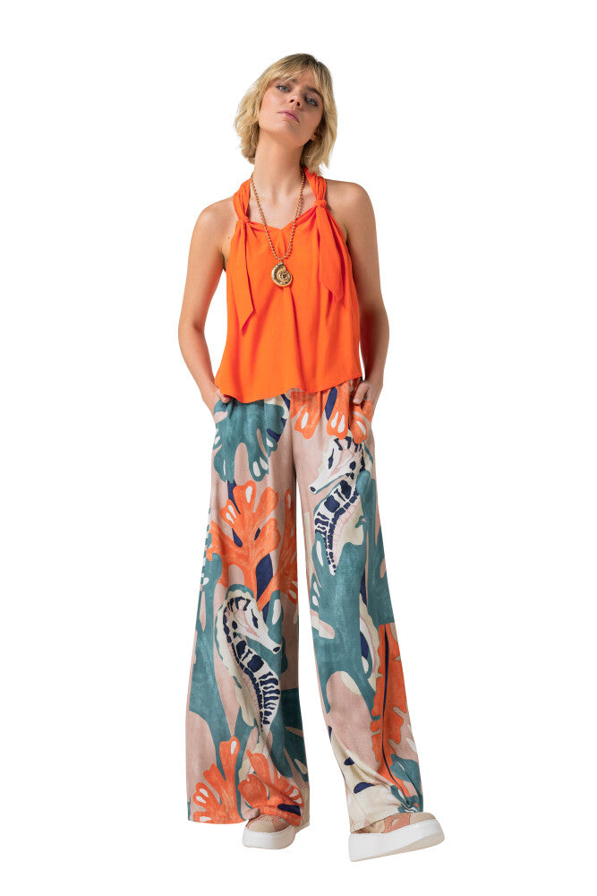 Broek Turqoois Caroline Biss ( 3575/79 )
