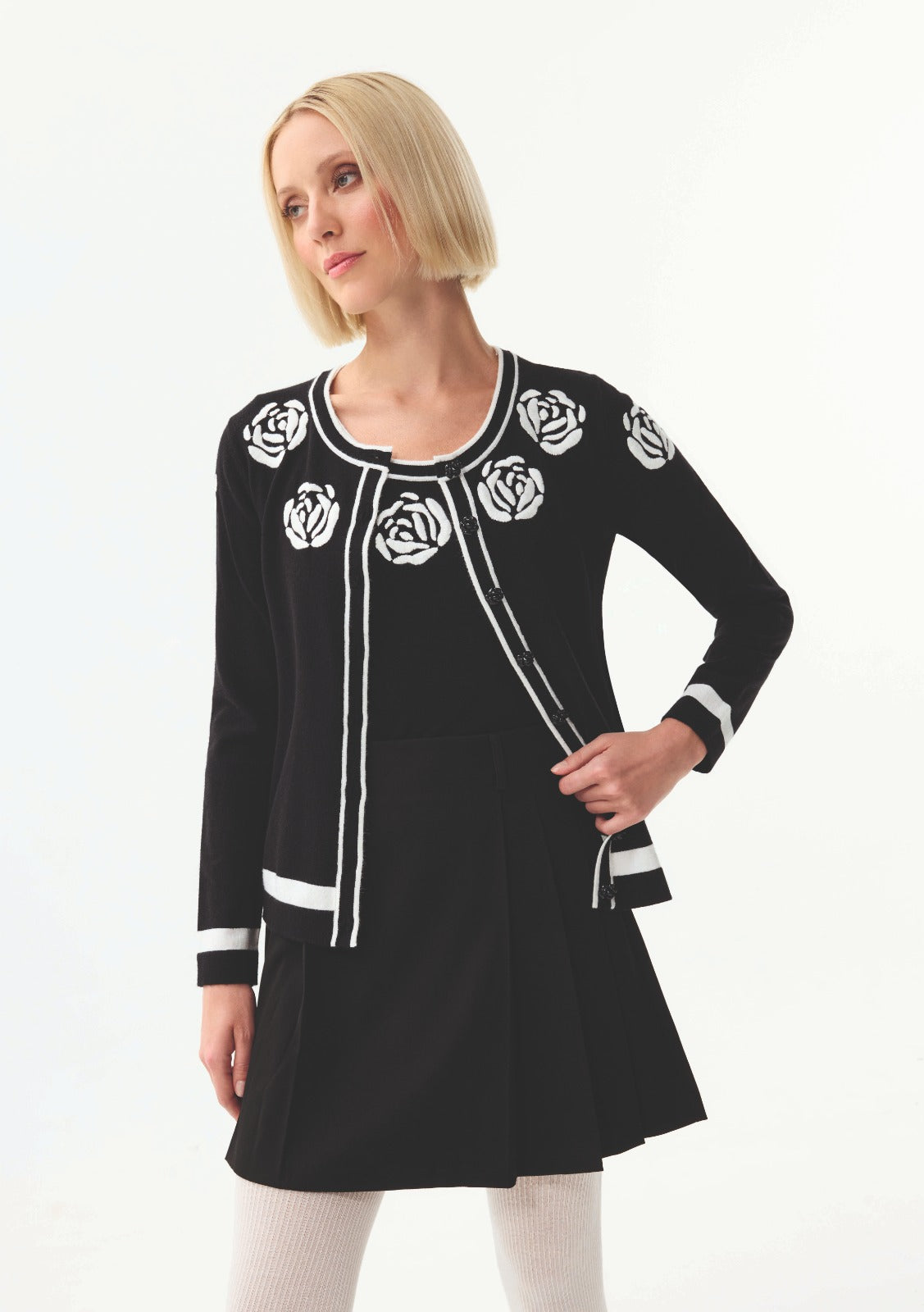 Twinset Zwart Leo & Ugo ( Awt118/Black/Offwhit )