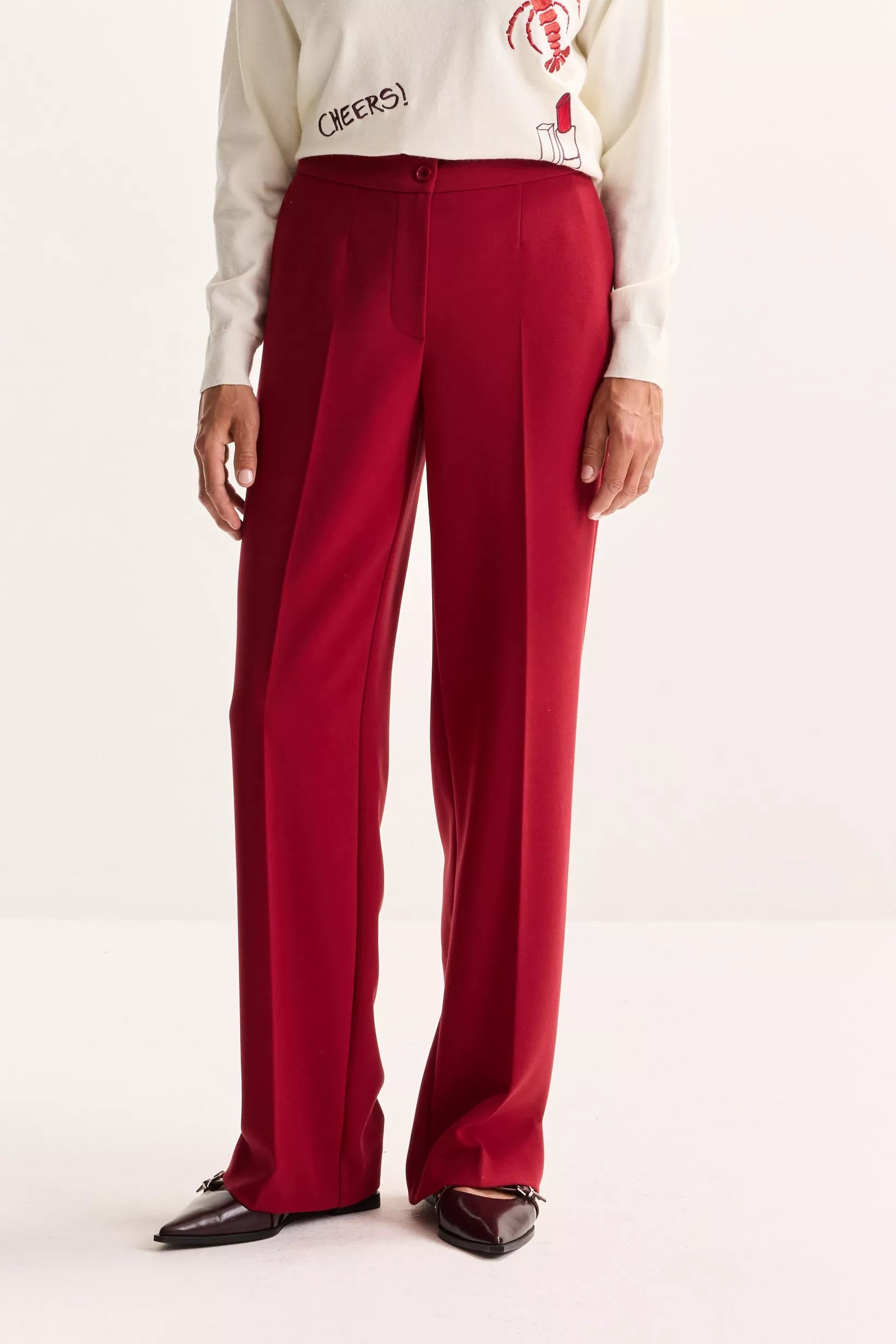 Broek Rood Mayerline ( Carona3 4078/480 )