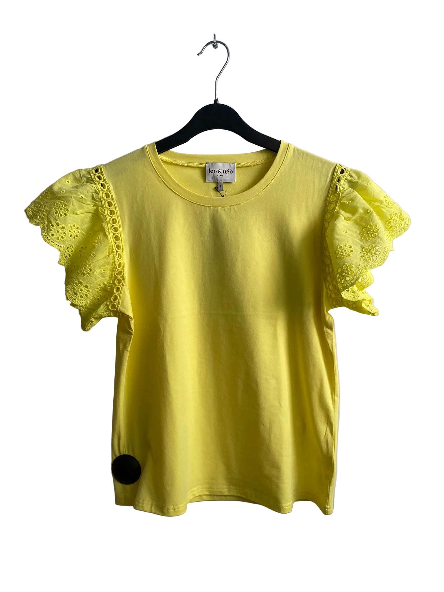 T-shirt jaune Leo & Ugo (Tek394/Jaune)