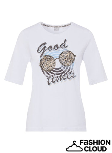T-Shirt Wit Rabe ( 118356/6003 )
