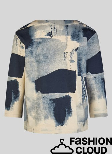 T-Shirt Blauw Rabe ( 113374/7639 )