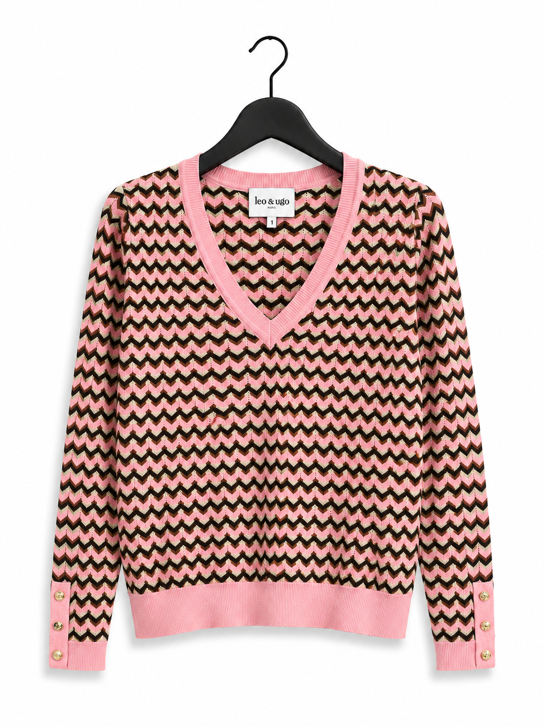 Pull Fuchia Leo & Ugo ( Bh725/Rose )