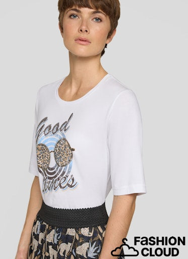 T-Shirt Wit Rabe ( 118356/6003 )