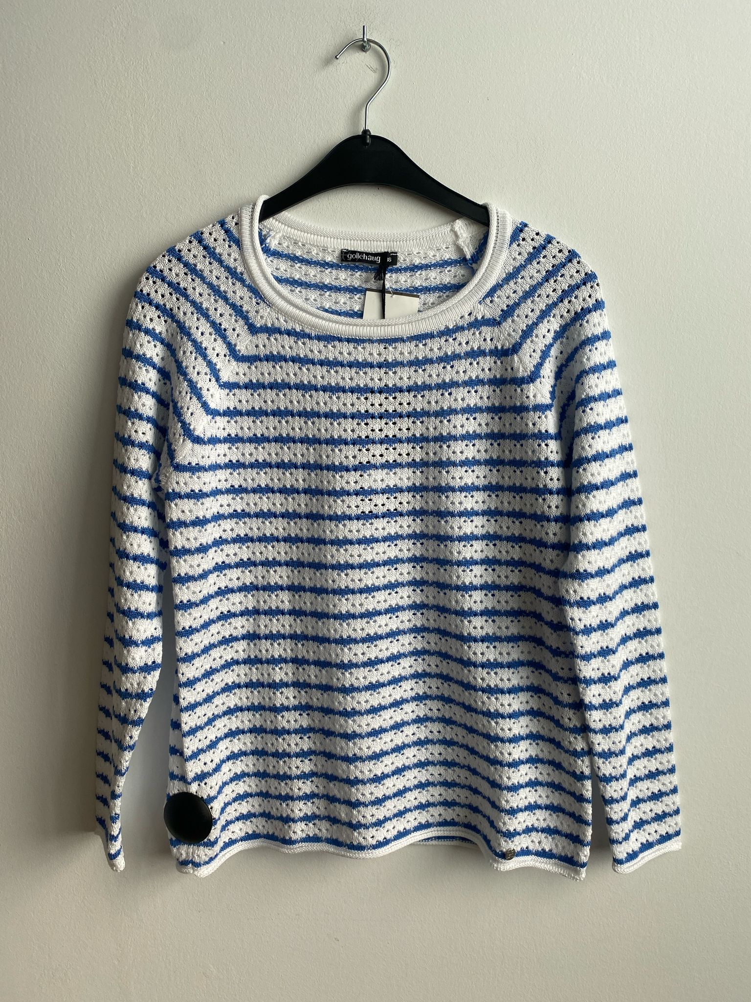 Pull Blauw Gollehaug ( 11067/658 )