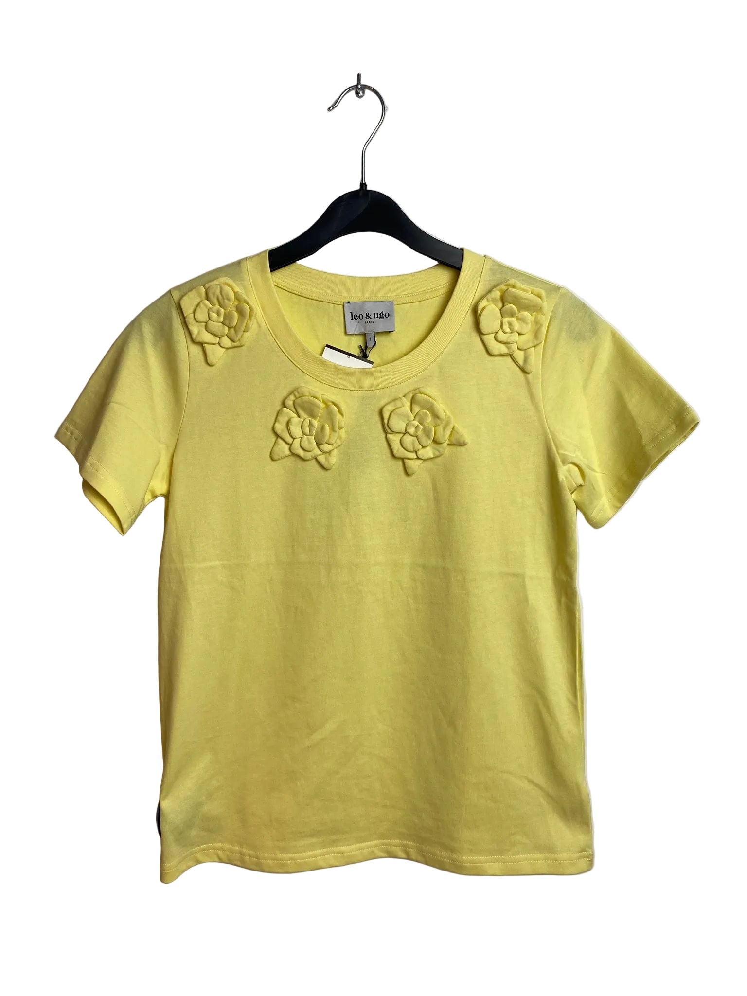 T-shirt jaune Leo & Ugo (Tek092/Jaune)