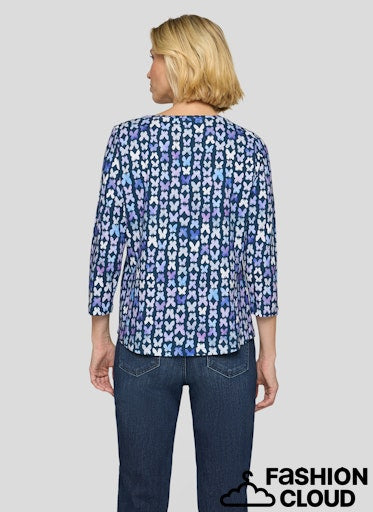 T-Shirt Blauw Rabe ( 114366/6377 )