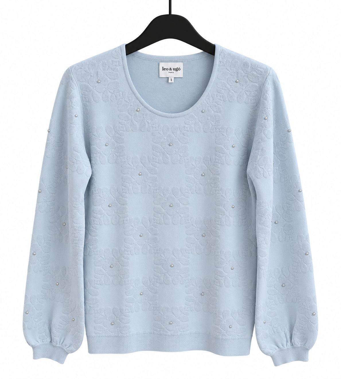 Pull Bleekblauw Leo & Ugo ( Ah212/Ice Blue )