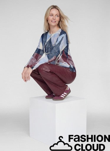 Pull bleu pâle Rabe (114613/7305)