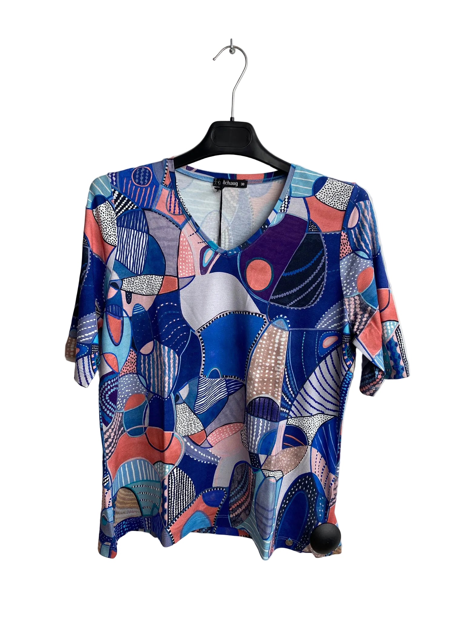 T-Shirt Blauw Gollehaug ( 23250/639 )