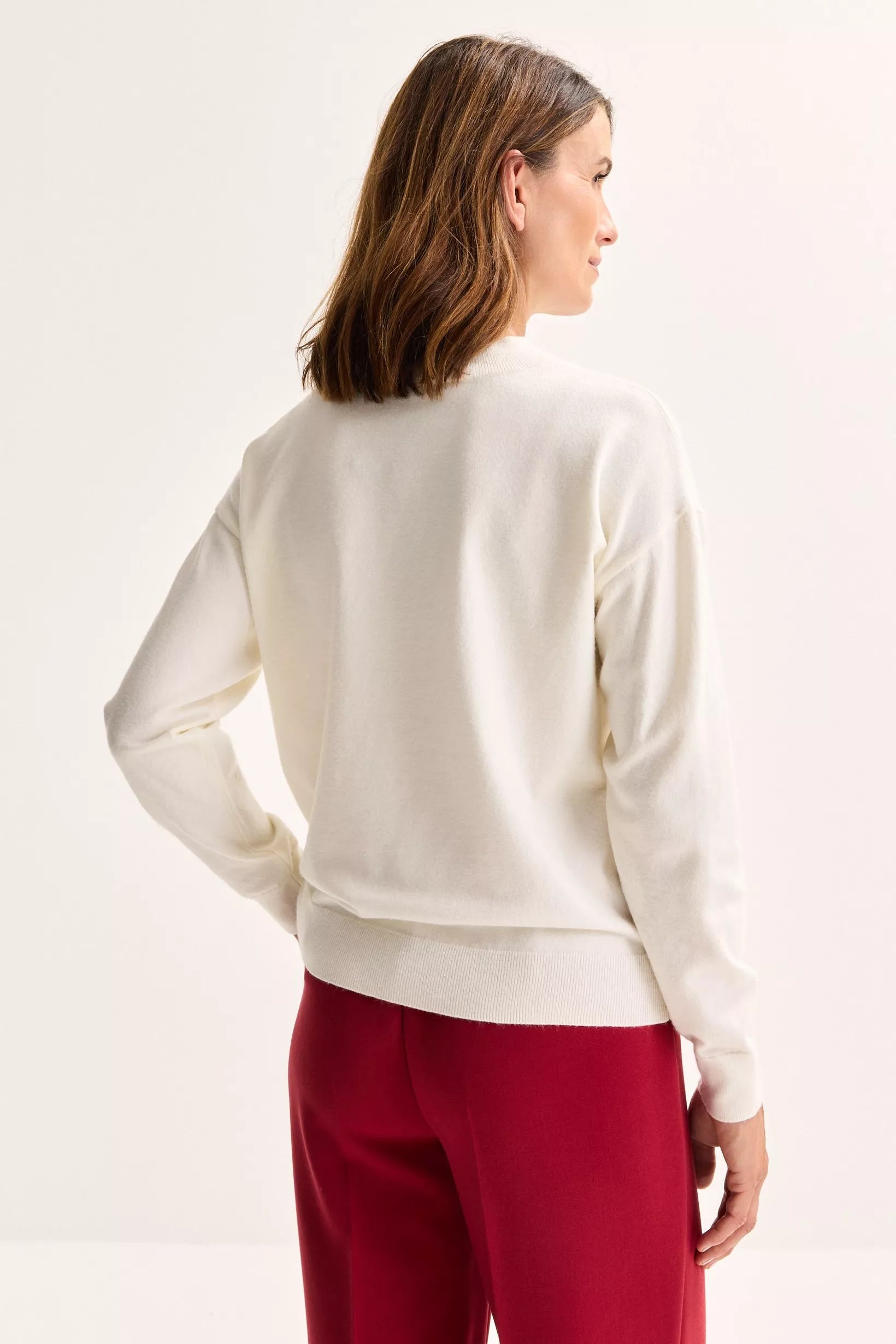 Pull Ecru Mayerline ( Aubergine 4678/332 )